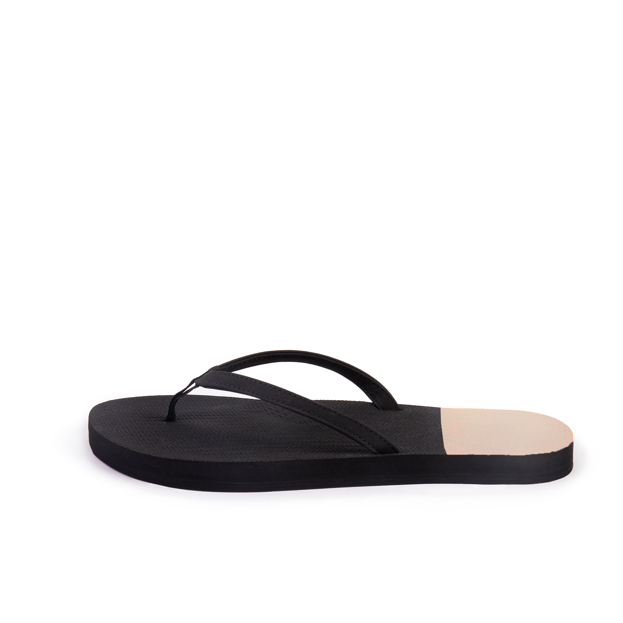 Womens Flip Flops - Black/Granite