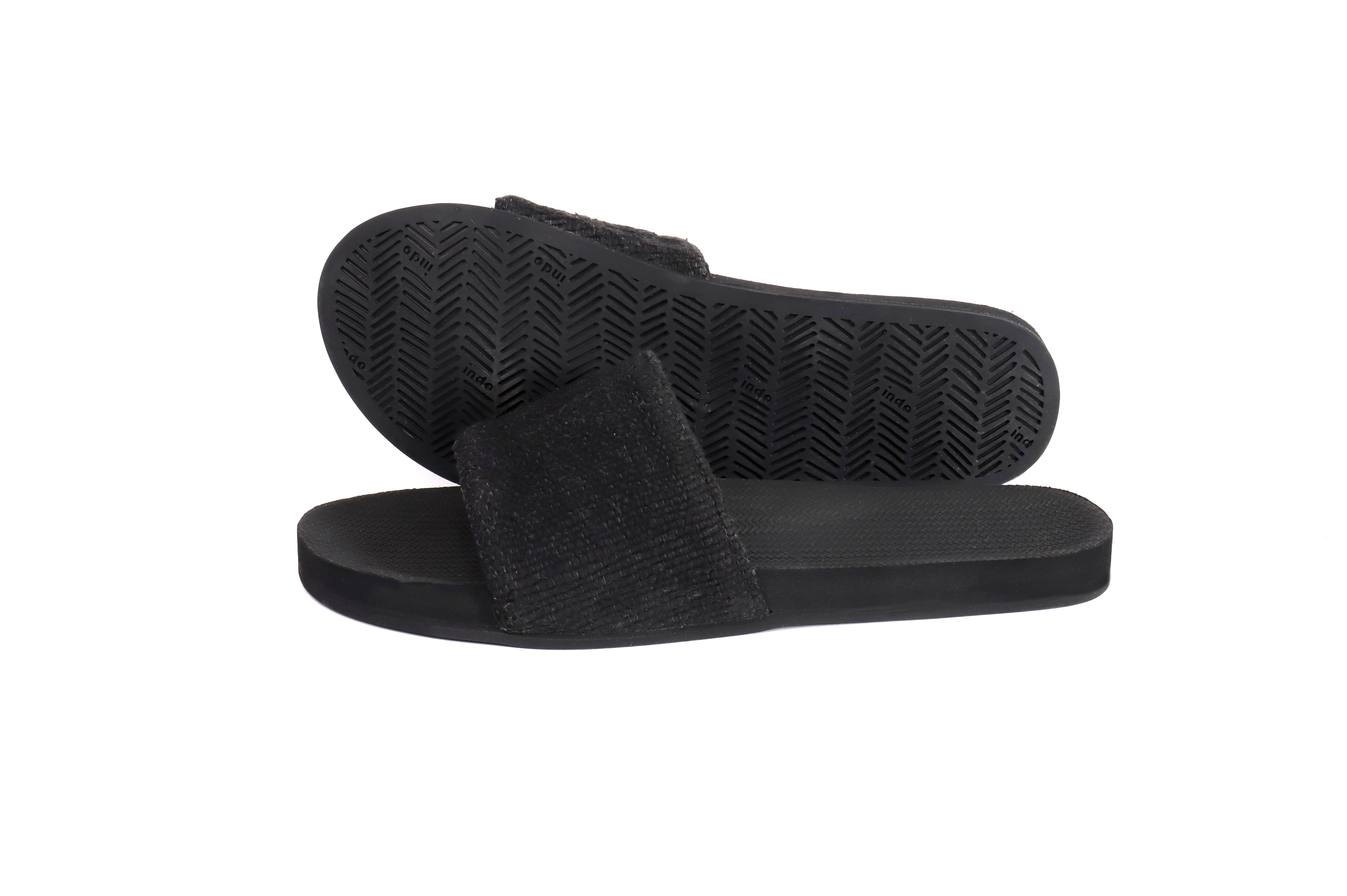 Men’s Slide Recycled Pable Straps - Black